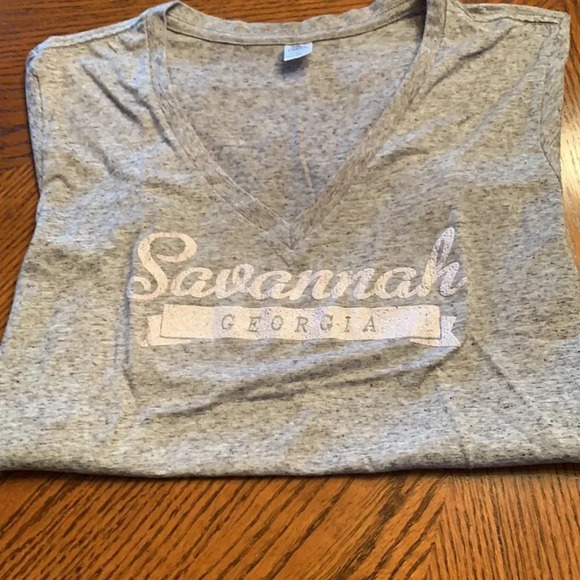 Savannah Georgia Crop TopTourism Tee Shirt - Picture 7 of 8